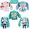 Hatsune Miku Plush Doll – Cute 20cm Anime Sitting Figure