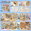 3D Landscape Sticker Collection Book for Scrapbooking & Journaling