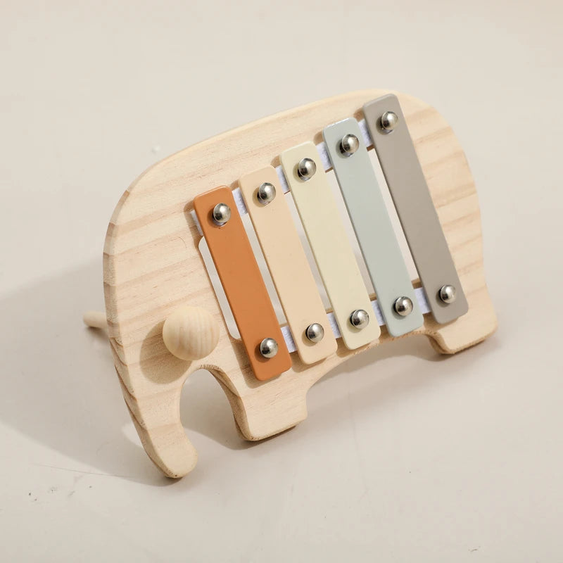 Cartoon Elephant Xylophone Musical Toy for Toddlers