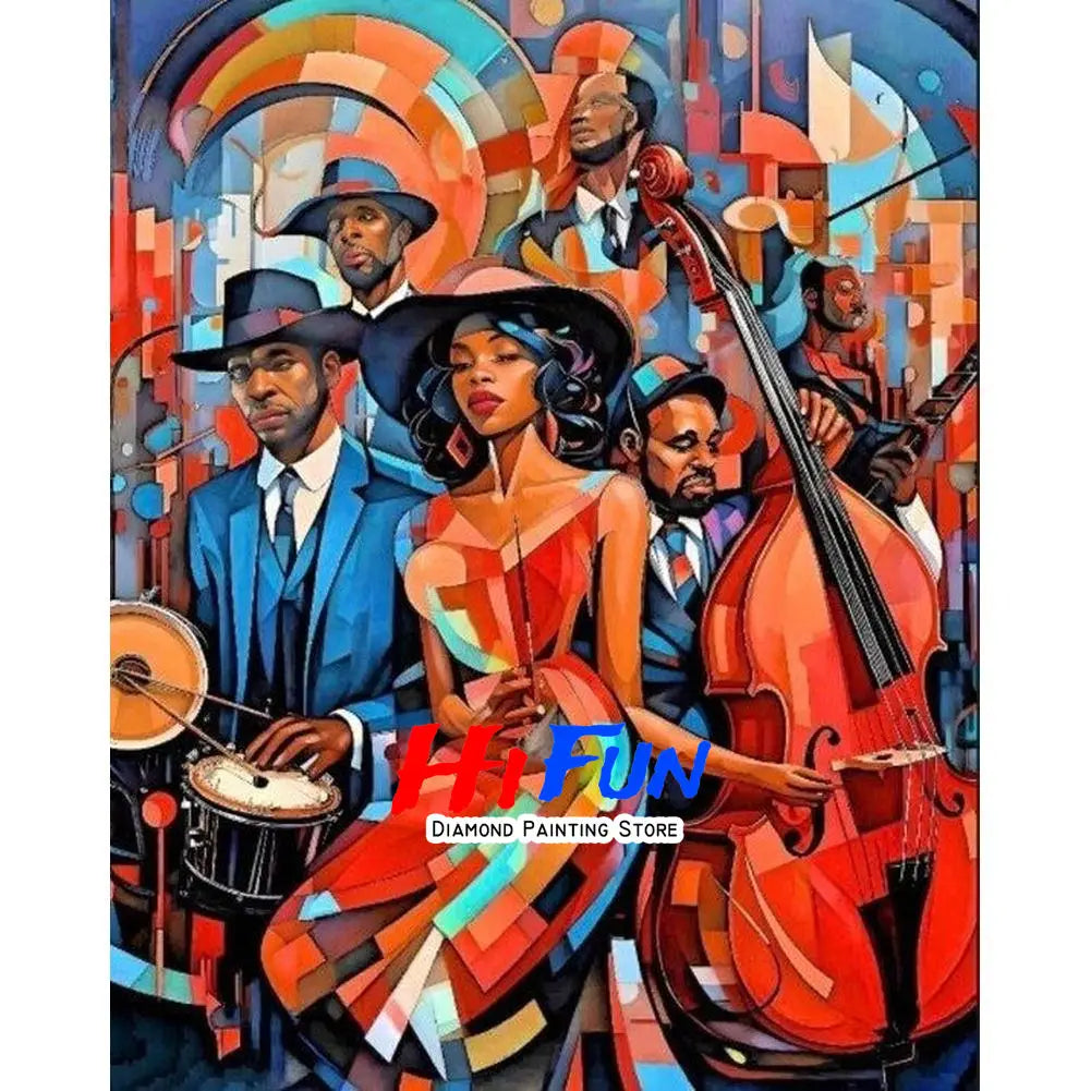 Modern Jazz Musician Diamond Painting Kit