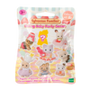 A sealed package of Sylvanian Families Baking Baby Party Series blind bag featuring various figures.