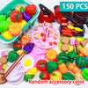 Pretend Play Food Cutting Set for Kids – Educational Fruit & Vegetable Toy