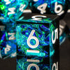 Handmade Resin Sharp Edge Dice Set for RPG Games