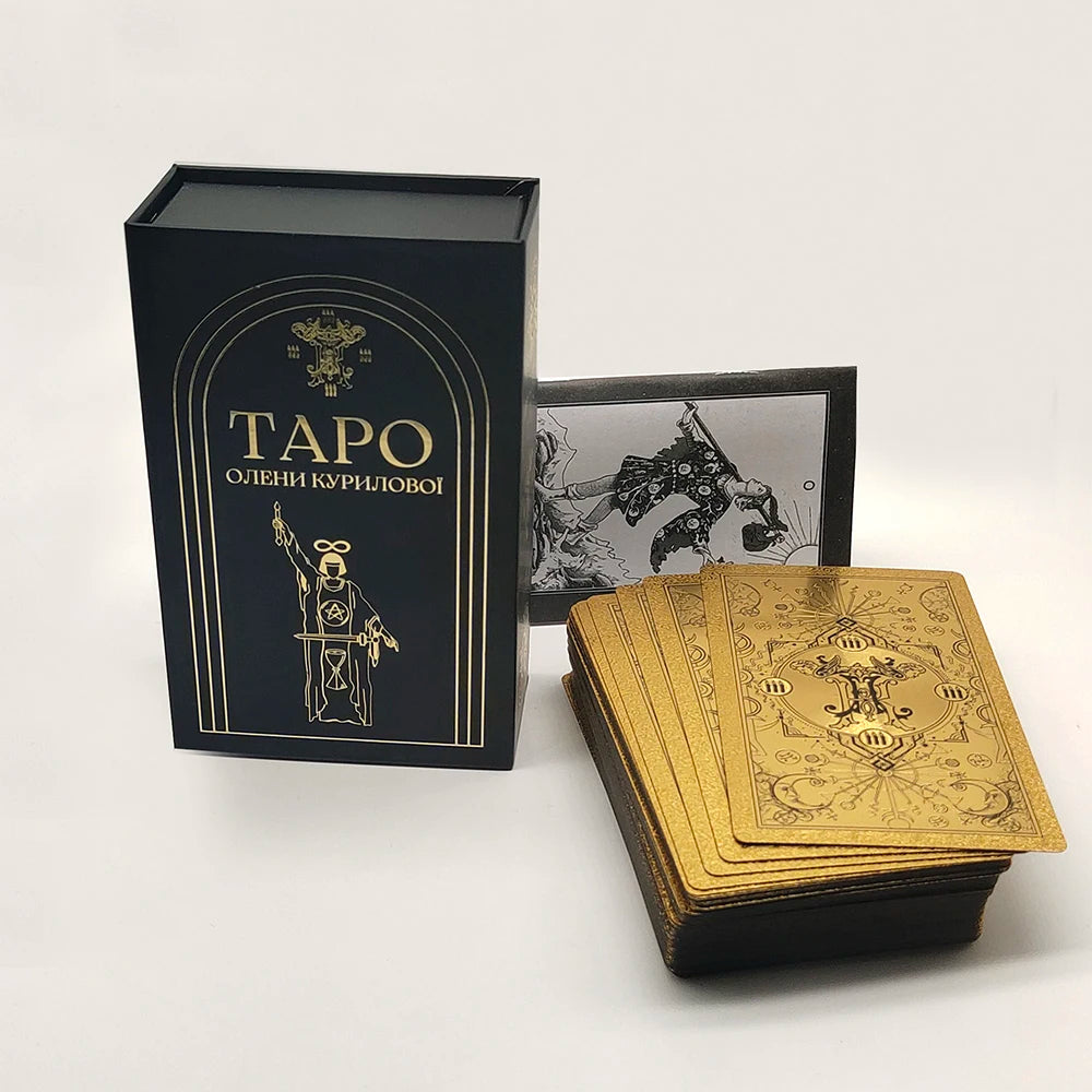 Gold Foil Rider Waite Tarot Deck
