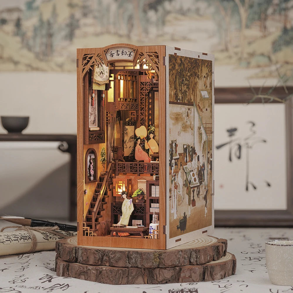Eternal Bookstore DIY Book Nook Kit with LED Lighting