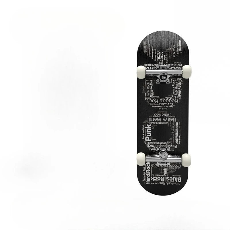 Mini Finger Skateboard with Art Patterns