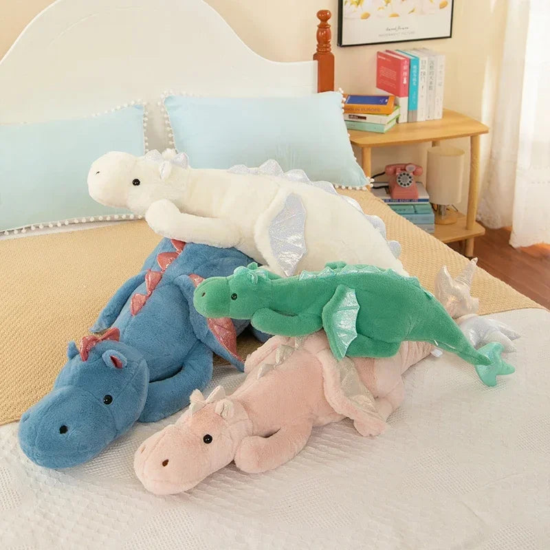 Cute Dragon Plush Pillow – Soft Stuffed Animal for Kids & Adults