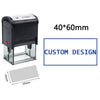 Customizable Self-Inking Rubber Stamp