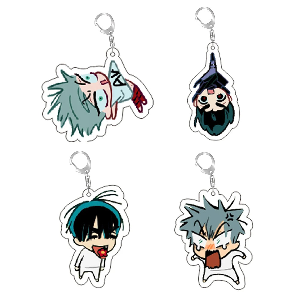 Cartoon Alien Stage Ivan & Till Acrylic Keychain