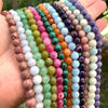 Natural Stone Beads for Jewelry Making - Lava, Tiger Eye, Agate & More