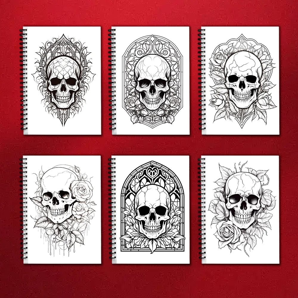 Spiral-Bound Adult Coloring Book – 30 Sheets of Premium Thick Paper