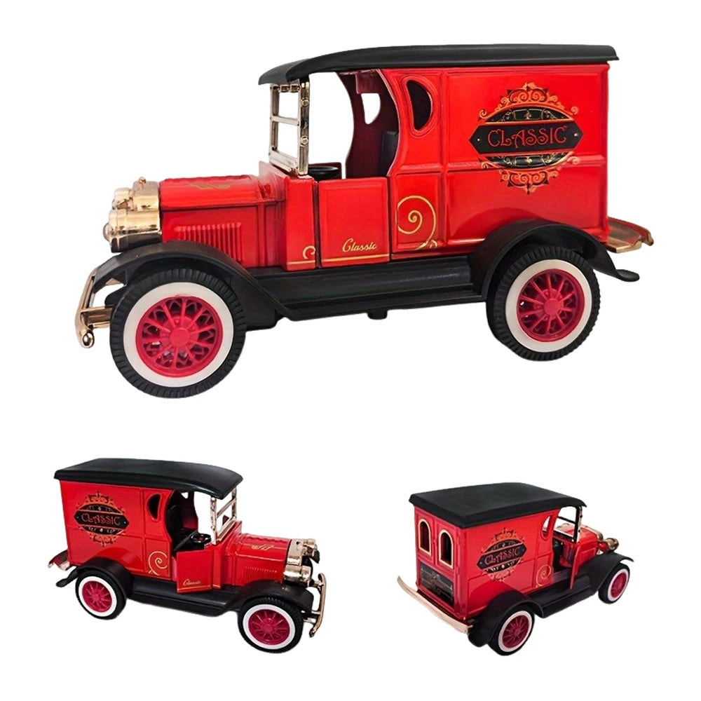 Classic Retro T-Shaped Die-Cast Car Model — Vintage Collectible Toy
