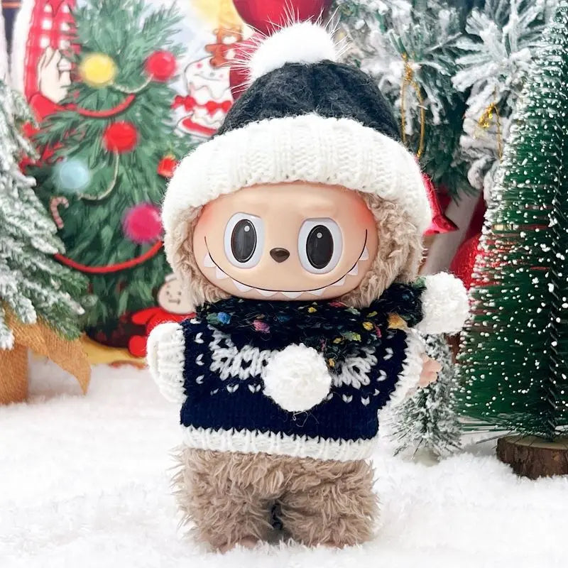 Christmas Doll Sweater and Pants Set