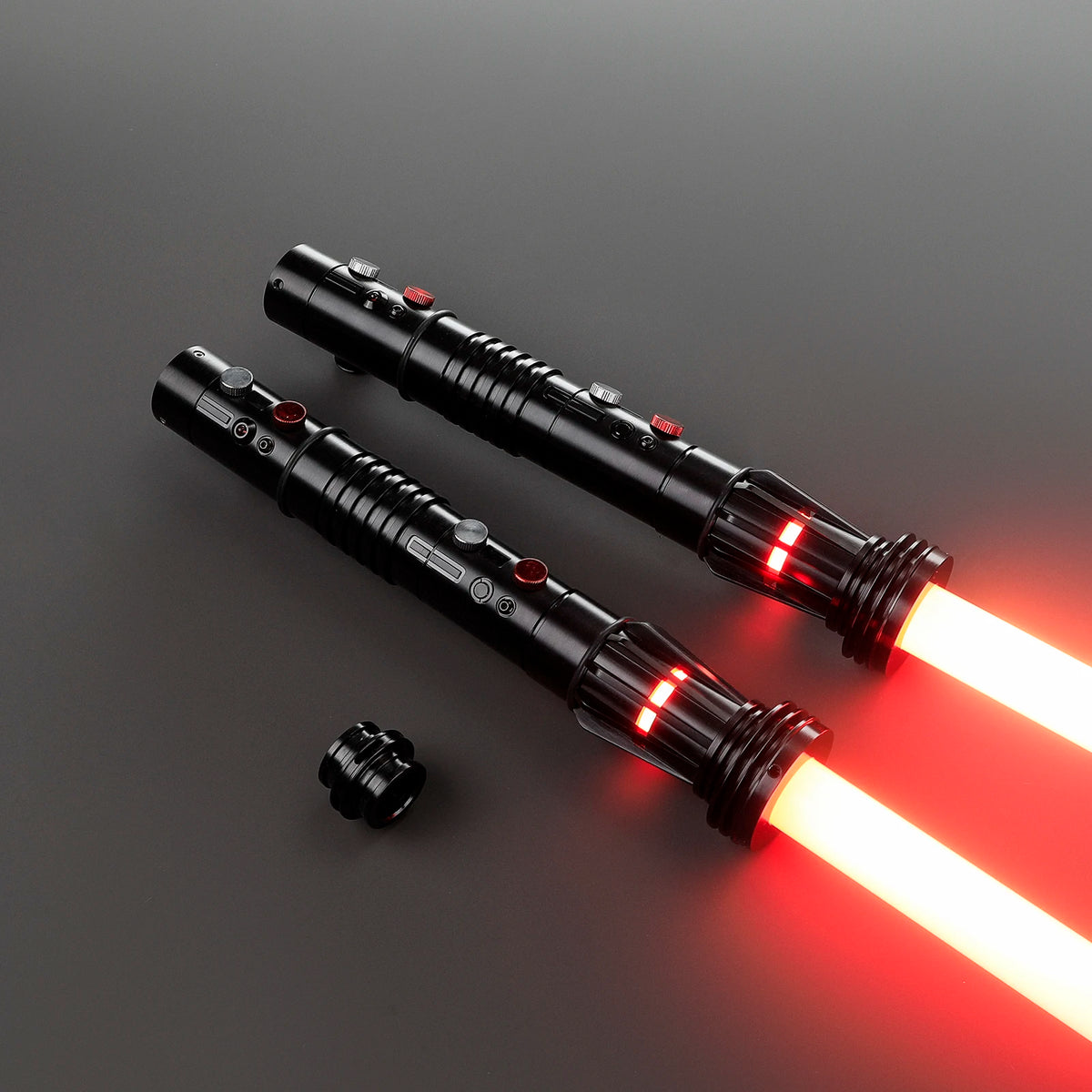 Dual-Blade Lightsaber with Infinity Color Modes and Motion-Activated Effects