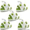 Five white marine animal building blocks including a shark, octopus, and whale
