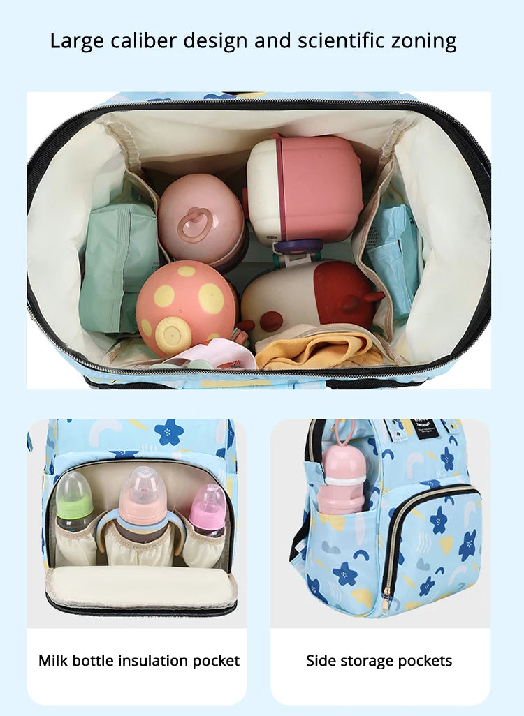 Large Capacity Waterproof Maternity Diaper Bag Backpack