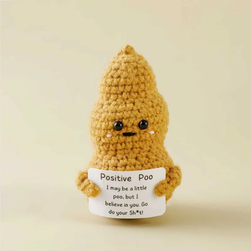 Handmade Crochet Emotional Support Cat Ornament