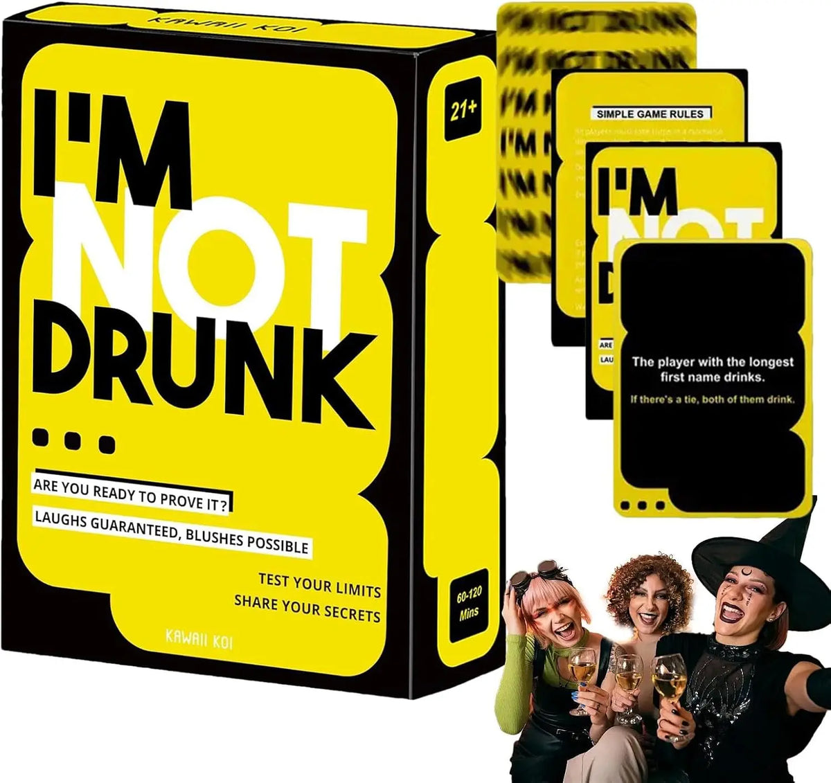 Party Truth or Dare Drinking Game Card Set for Adults