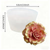 Reusable Rose Silicone Mold with Realistic Layered Petals