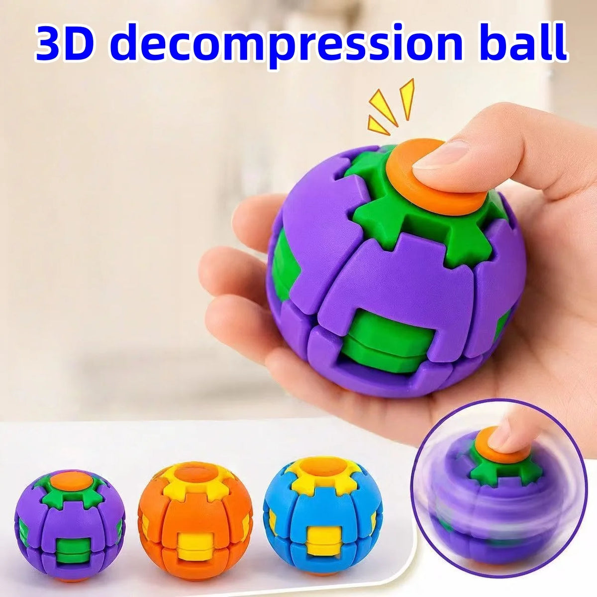 Fingertip Gyroscope Rotating Ball Stress Relief Toy