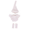 Fashion Doll Outfit Set with Hat, Jumpsuit, and Socks