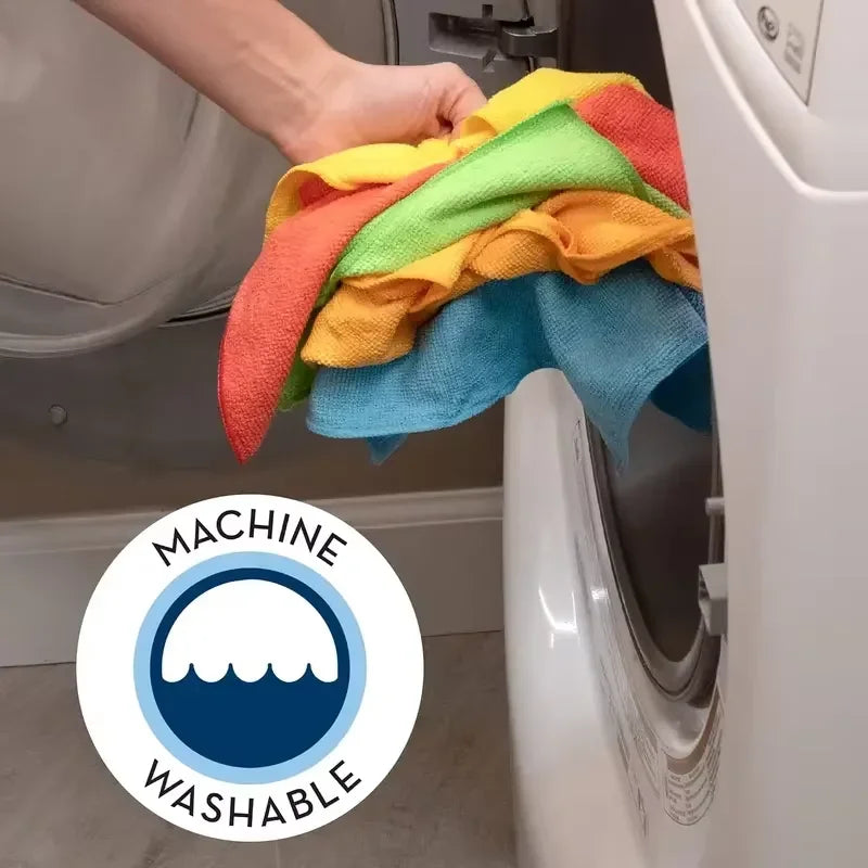Ultra-Absorbent Microfiber Cleaning Cloths (Multi-Pack)