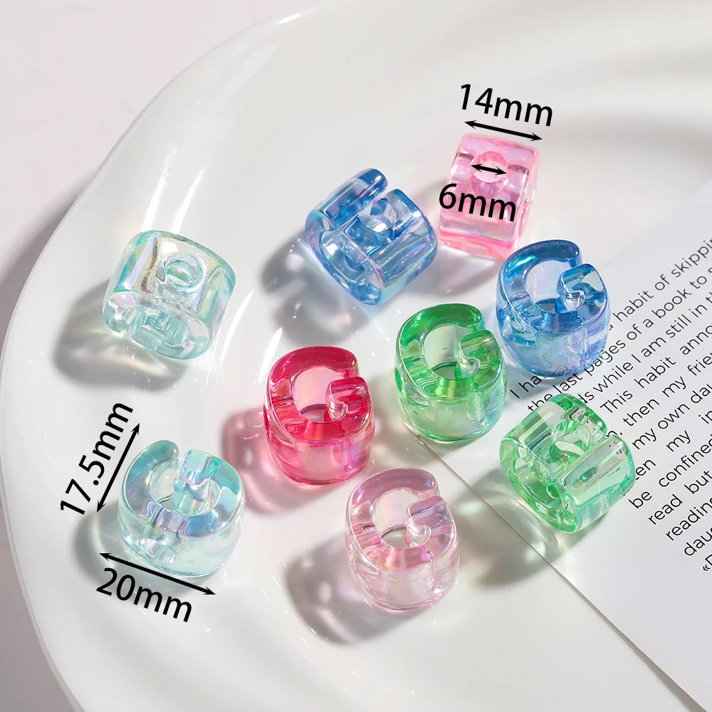 Acrylic Alphabet Beads for Jewelry Making – DIY Craft Kit