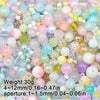 Mixed Glass Beads in Assorted Sizes for Jewelry Making