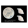 3D Shell & Starfish Fondant Mold Set