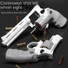 Mechanical Soft Bullet Revolver Toy Gun with Shell Ejection