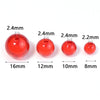 Colorful Round Acrylic Beads - Assorted Sizes for Jewelry Making