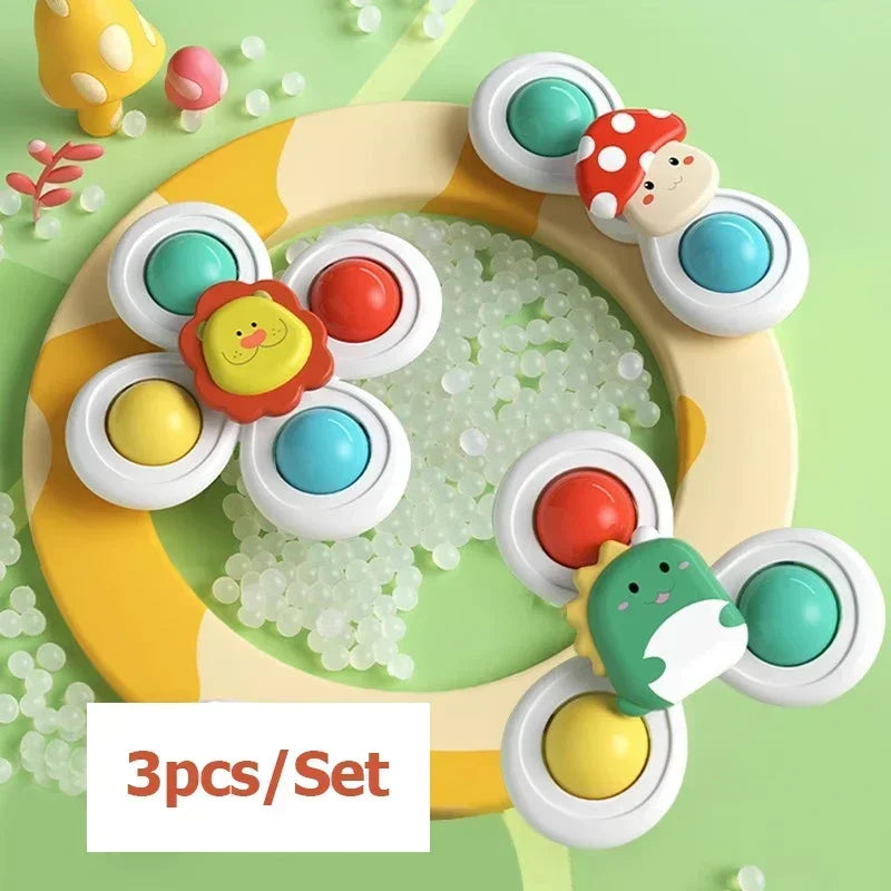 Spinning Suction Cup Bath Toys for Toddlers