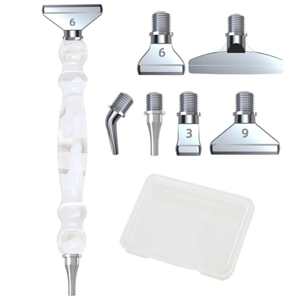 Premium Resin Diamond Painting Pen Set with 6 Replaceable Nibs
