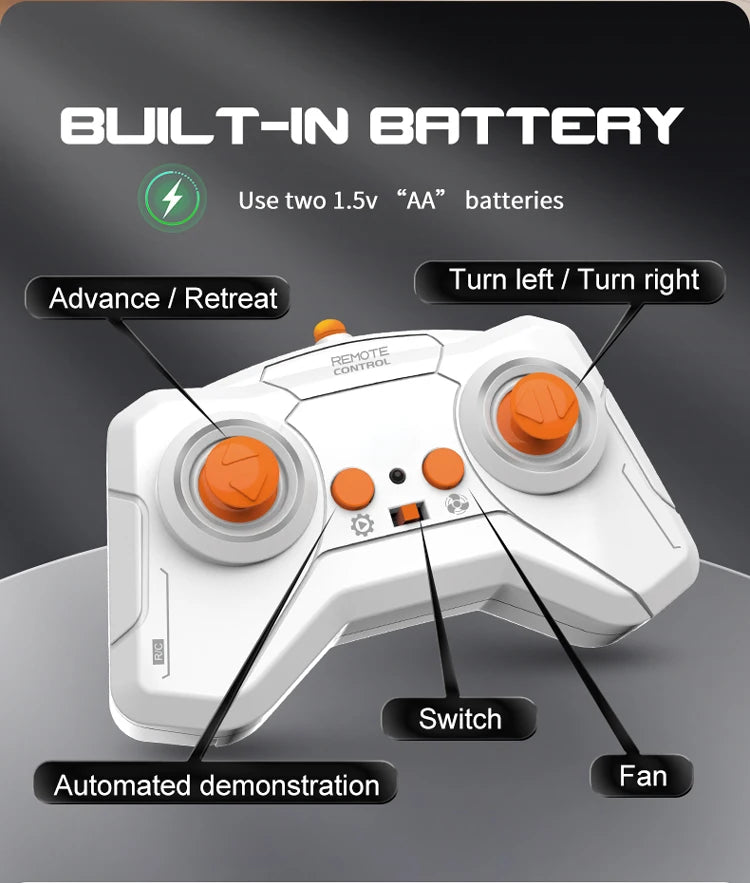 Remote Control Wall-Climbing Gecko Toy with LED Lights