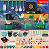 Kids Pretend Play Kitchen Set with Pots and Play Food
