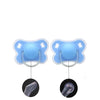 Silicone Baby Pacifier with Flower Design and Protective Cover