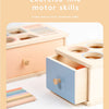 Wooden Montessori Sorting Box with Shape & Color Matching Games
