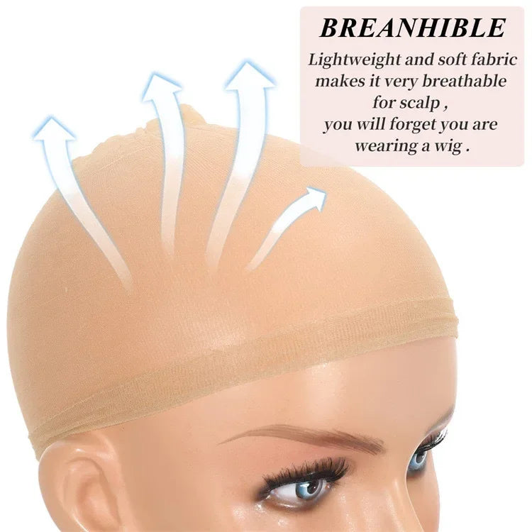 Wig Cap Set with Hair Net and Compression Cap