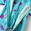 Cozy Fleece Hooded Romper for Babies with Adorable Animal Ears