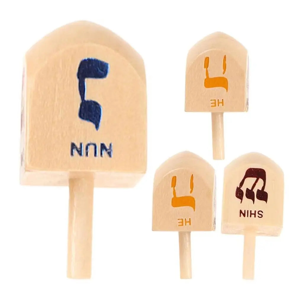 Classic Wooden Spinning Tops for Kids