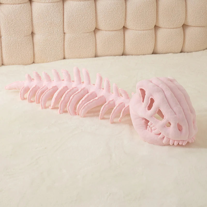 Plush Skeleton Dinosaur Headgear Halloween Costume