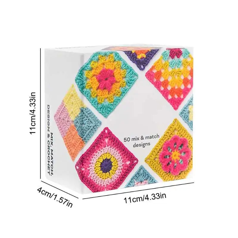 50 Crochet Pattern Cards with Mix & Match Design Deck