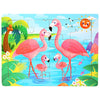 Wooden Animal Jigsaw Puzzles for Toddlers (Set of 12)