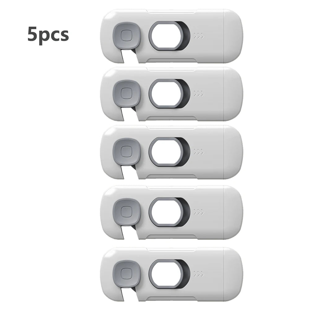 Child Safety Cabinet Locks with Strong Adhesive for Drawers, Fridges, and More