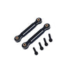 Aluminum front steering link for Hyper GO MJX 1/14 RC crawler with mounting hardware.
