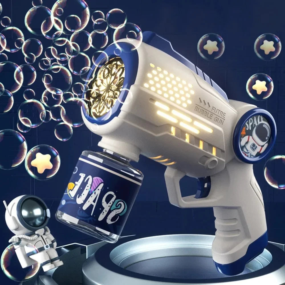 Automatic Astronaut Bubble Gun with LED Lights