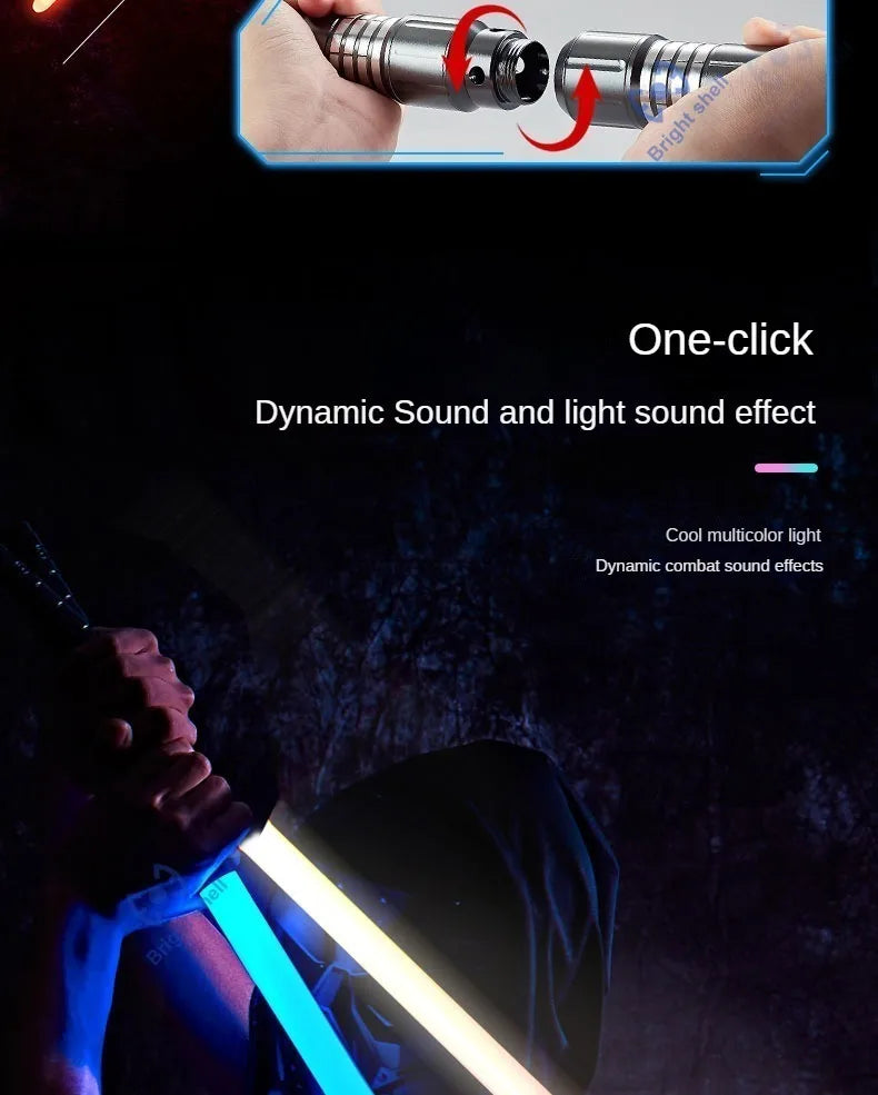 RGB Color-Changing Lightsaber with Sound Effects