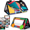 High-Contrast Tummy Time Baby Mirror with Crinkle Cloth Book and Teether