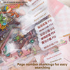 3D Landscape Sticker Collection Book for Scrapbooking & Journaling