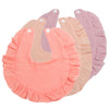 Soft Muslin Cotton Baby Bibs (3-Pack) with Snap Closure